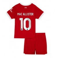 Liverpool Alexis Mac Allister #10 Heimtrikotsatz Kinder 2023-24 Kurzarm (+ Kurze Hosen)